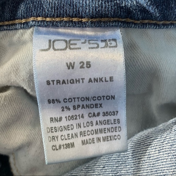 Joe’s Jeans Distressed Midrise Straight Ankle Jean - Picture 10 of 15
